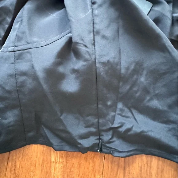 Lulus Corset blouse long-sleeve crop black top size small NWT - Picture 5 of 5